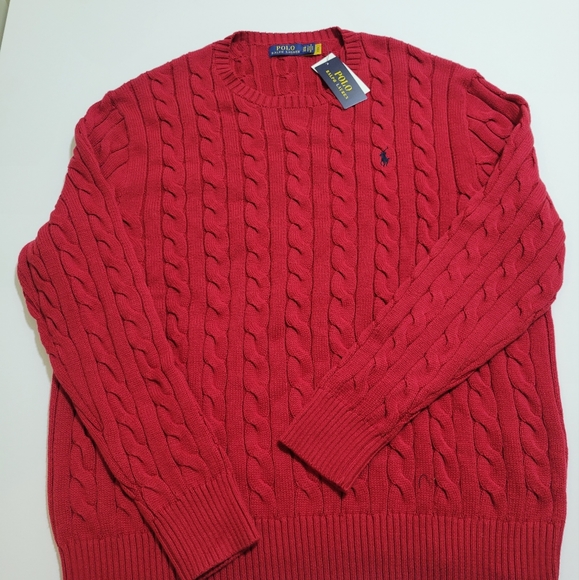 Polo Ralph Lauren Other - Polo ralph lauren Men Big&tall cable sweater NWT